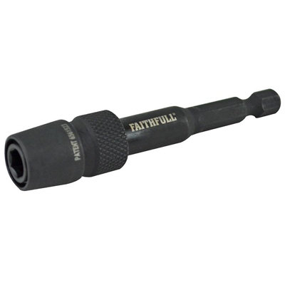 Faithfull Impact Rated Universal Bit Holder Multi Colour (75mm) from B&Q