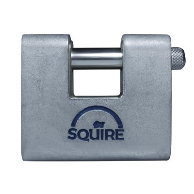 B&Q -  Steel Armoured Warehouse Padlock Multi Colour (80mm)