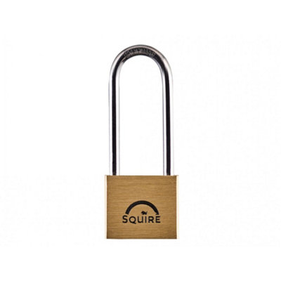 B&Q Squire Lion Marine Padlock Multi Colour (40Mm, Long Shackle)