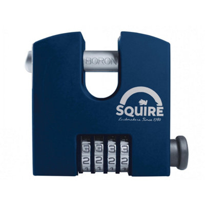 Squire Stronghold Re-Codable Padlock Multi Colour (4-WheelBoxed) from B&Q