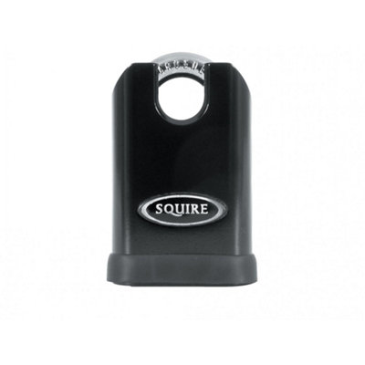 B&Q Squire Stronghold Solid Steel Padlock Multi Colour (50Mm Closed Shackle Cen3)