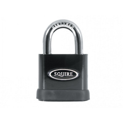Squire Stronghold Solid Steel Padlock Multi Colour (50mm Cen3) from B&Q