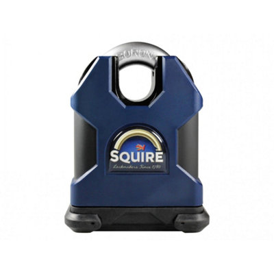 B&Q Squire Stronghold Solid Steel Padlock Multi Colour (65Mm Closed Shackle Cen6)