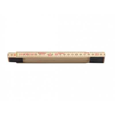 Hultafors Wooden Folding Rule 2M Multi Colour (One Size) from B&Q