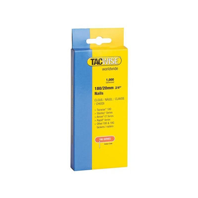 B&Q -  180 Series 18 Gauge Nails Multi Colour (20mm)