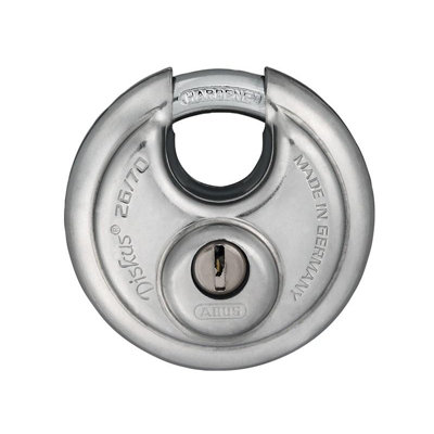 Abus Mechanical 26 Series Diskus Padlock Multi Colour (70mm Carded) from B&Q