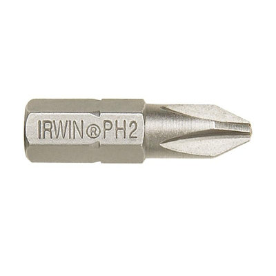 Irwin Screwdriver BitsPhillips Multi Colour (Ph2 25mm Pack Of 2) from B&Q
