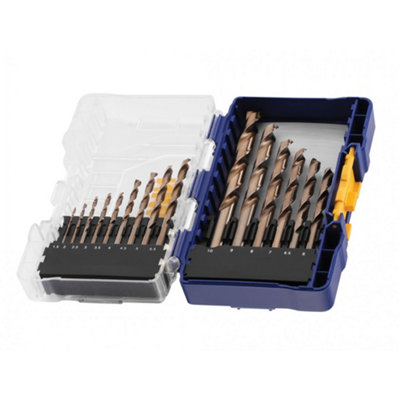 Irwin Hss Cobalt Drill Bit Set15 Piece Multi Colour (One Size)