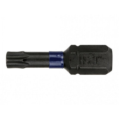  - Irwin Impact Pro Performance Screwdriver BitsTorx Multi Colour (Tx25 25mm Pack Of 2)