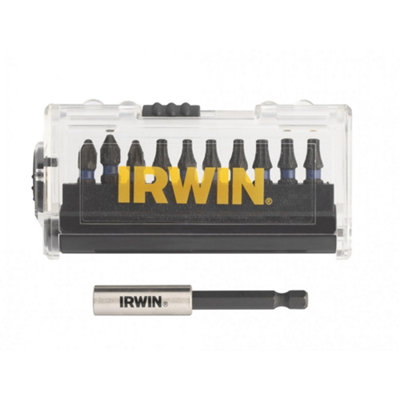  - Irwin Impact Pro Performance Screwdriver Bit Set10 Piece Multi Colour (One Size)