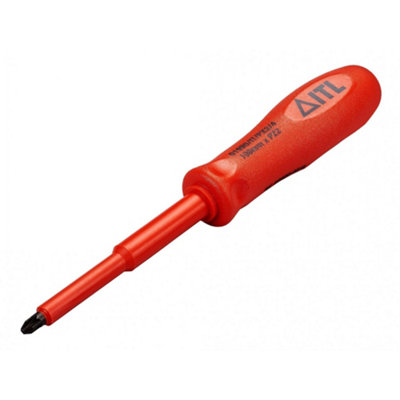  - Itl Insulated Insulated Slotted/pozidriv Screwdrivers Multi Colour (100 X 6mm X Pz2)