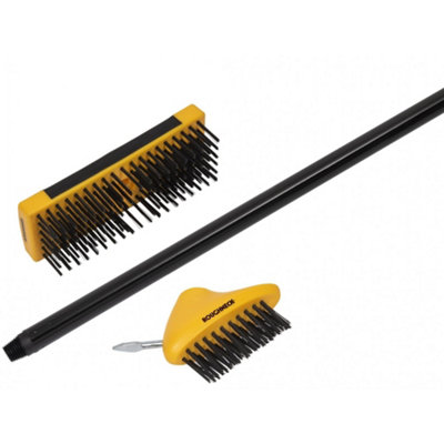 Roughneck Unisex Multicolor Patio & Decking Brush Set 3 Piece - Image 3
