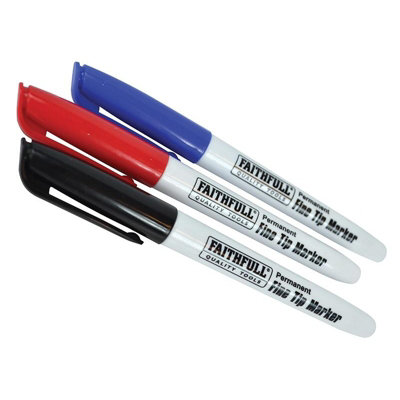 Faithfull Fibre Tip Marker Pen - Image 3