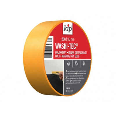 Kip 238 Premium Washi-Tec Masking Tape Multi Colour (36mm X 50M) from B&Q