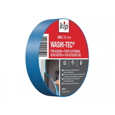 Kip 246 Premium Outdoor Washi-Tec Masking Tape Multi Colour (24mm X 50M) from B&Q
