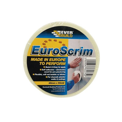 Everbuild Sika Euroscrim Tape Multi Colour (100mm X 90M) from B&Q