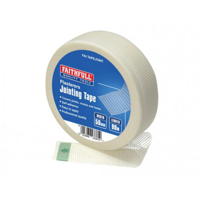 Faithfull Pt1-50 Plasterer's Joint Tape 50mm X 90M Multi Colour (One Size) from B&Q