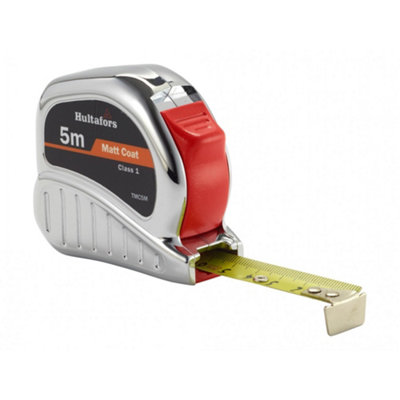 Hultafors Chrome Tri-Matic Pocket Tape Multi Colour (5M (Width 19mm)) from B&Q