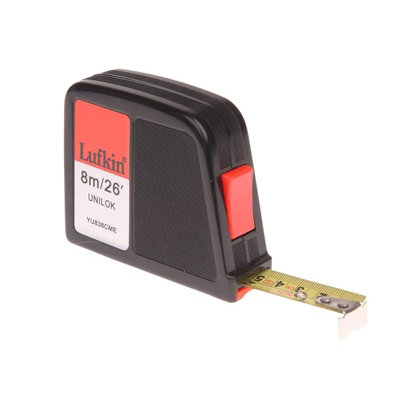 Crescent Lufkin Unilok Pocket Tape Multi Colour (8M/26Ft (Width 19mm)) from B&Q