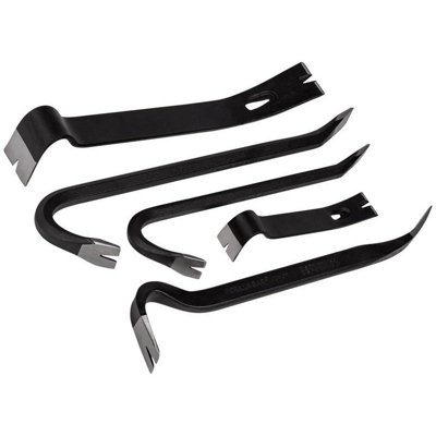 B&Q Roughneck 64-961 Wrecking Bar Set, 5 Piece Multi Colour (356Mm (14In))