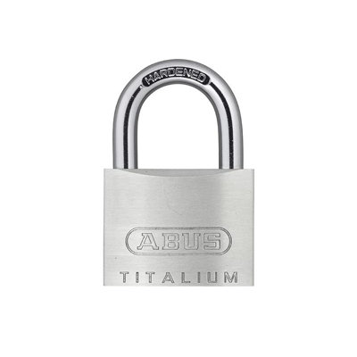 Abus Mechanical 54Ti Series Titalium Padlock Multi Colour (40mm Twin Pack) from B&Q