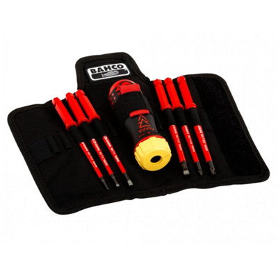 Bahco Insulated Ratcheting Screwdriver Set, 6 Piece 5063750474083 - Image 3