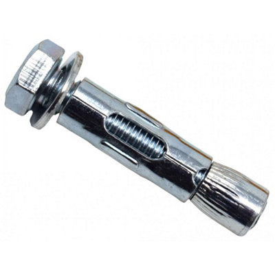 Masonmate Hex Loose Bolt Sleeve Anchor Multi Colour (M10 X 45mm) from B&Q