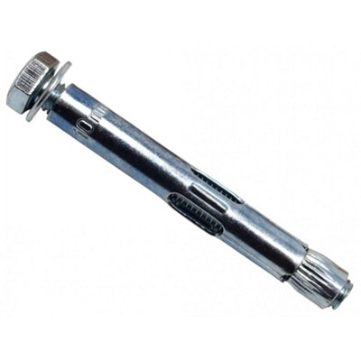 Masonmate Hex Loose Bolt Sleeve Anchor Multi Colour (M10 X 80mm) from B&Q