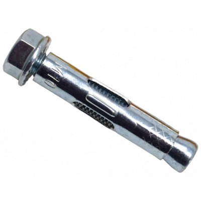 Masonmate Hex Nut Sleeve Anchor Multi Colour (M10 X 50mm) from B&Q