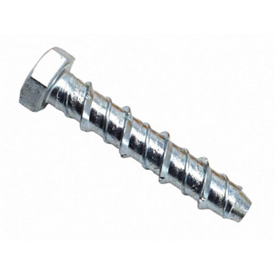 Masonmate Hex Concrete Screwbolt Multi Colour (M10 X 60mm (50)) from B&Q