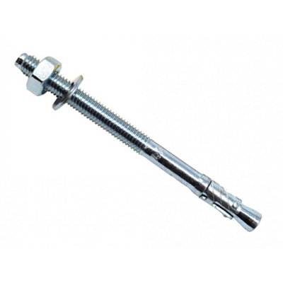 Masonmate Zinc Plated Through Bolt Zinc Plated (M10 X 130mm (50)) from B&Q