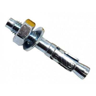 Masonmate Zinc Plated Through Bolt Zinc Plated (M10 X 65mm (100)) from B&Q