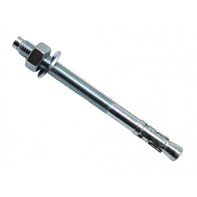 Masonmate Zinc Plated Through Bolt Zinc Plated (M12 X 140mm (25)) from B&Q