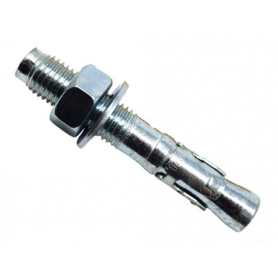 Masonmate Zinc Plated Through Bolt Zinc Plated (M20 X 125mm (15)) from B&Q