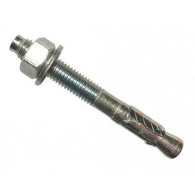 Masonmate Zinc Plated Through Bolt Zinc Plated (M8 X 120mm (100)) from B&Q
