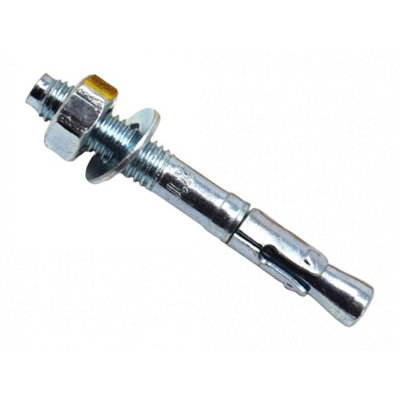 Masonmate Zinc Plated Through Bolt Zinc Plated (M8 X 65mm (100)) from B&Q