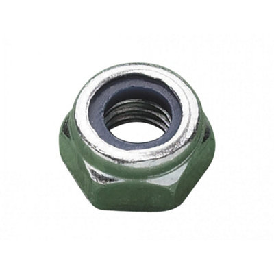 B&Q Metalmate Type T Nylon Insert Nuts, Zinc Plated Zinc Plated (M3)
