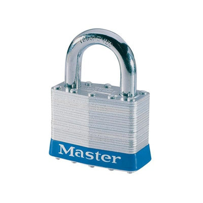 B&Q -  Laminated Steel Padlocks Multi Colour (51mm)