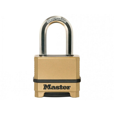 B&Q -  Excell Combination Padlock Multi Colour (50mm38mm Shackle)