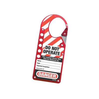 Master Lock Snap-On Hasp Lockout Labelled Multi Colour (One Size) from B&Q