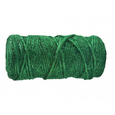 B&Q Gardman Jute Twine Multi Colour (Green, 100G)