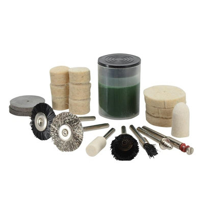 Bluespot Tools Cleaning & Polishing 20 Piece Kit Multi Colour (One Size) from B&Q
