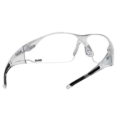 Bolle Safety Rush Safety Gles Multi Colour (Clear Hd Lens) from B&Q