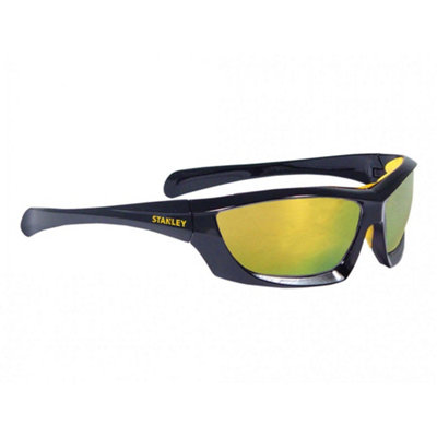 Stanley Hand Tools Sy180 Full Frame Protective Eyewear Multi Colour (Yellow Mirror) from B&Q