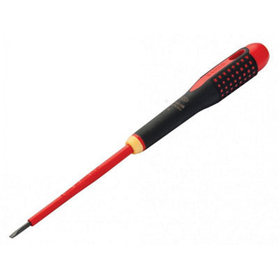 B&Q -  Ergo Slim Vde Insulated ScrewdriverSlotted Multi Colour (3.5 X 100mm)