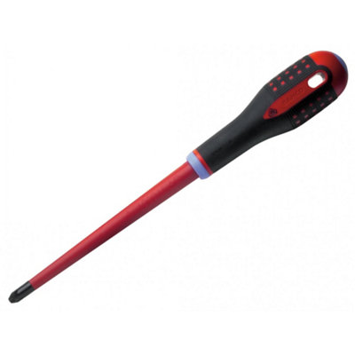 Bahco Ergo Slim Vde Insulated ScrewdriverPozidriv Multi Colour (Pz2 X 80mm) from B&Q
