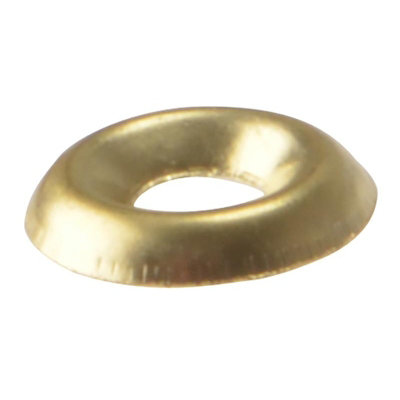 Forgefix Screw Cup WashersPolished Br Polished Br (Polished No.10) from B&Q