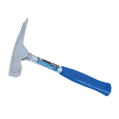 Bluespot Tools Steel Shafted Brick Hammer 450G (16Oz) Multi Colour (One Size) from B&Q