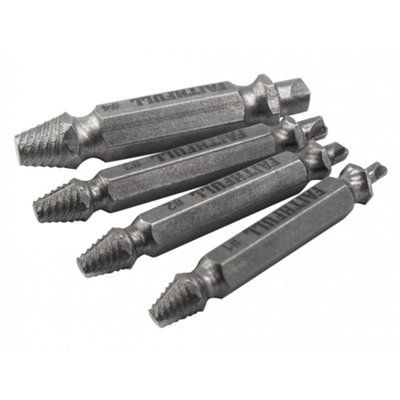 Faithfull Screw Extractor Set4 Piece Multi Colour (One Size) from B&Q