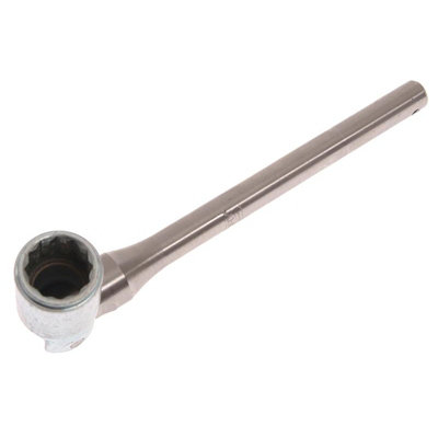 Priory 381B Scaffold Spanner Stainless Steel Bi-Hex 7/16W Round Handle 5063750487748 - Image 3